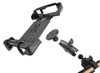 Pole Mount and Cradle Solution for Extra Large Tablet side view