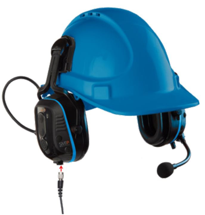 Way Radio Smart Muff Helmet Mount Headset