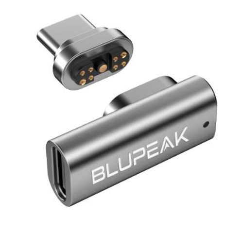 BLUPEAK USB-C Magnetic Adapter - Convert USB-C Charger to Magnetic Charger Front View
