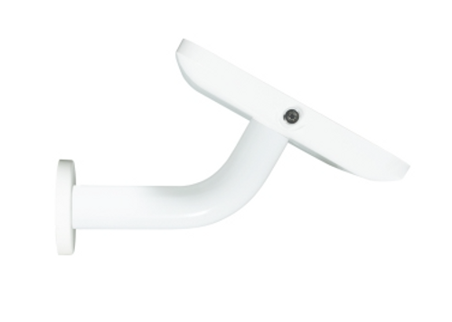 White Wall or Countertop Mount Kiosk for iPad 10.2" 9th | 8th | 7th Gen Side View