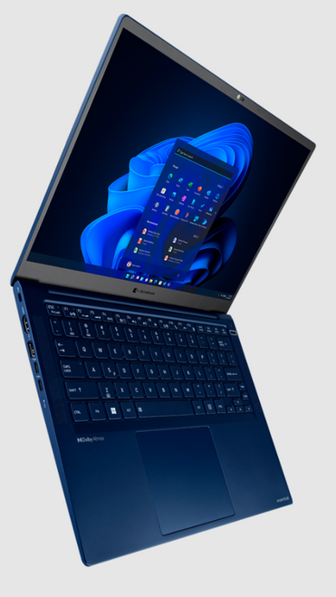 Dynabook Portégé X40L-K 14" Lightweight Business-Rugged Notebook with i7-1360P CPU, 16GB RAM, 512GB SSD, Windows 11 Pro (non touch) - Australian Model Front top view