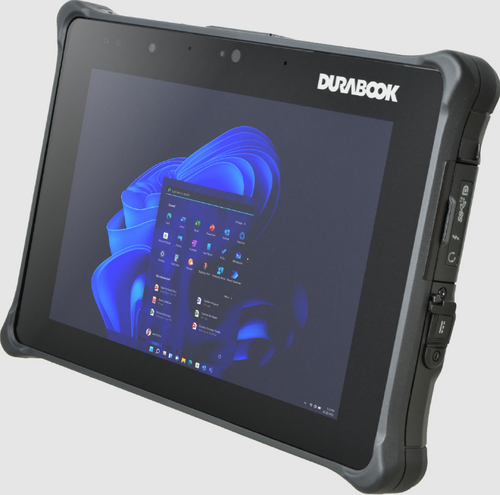 Durabook R8-EX 8" Rugged Tablet Front Right View