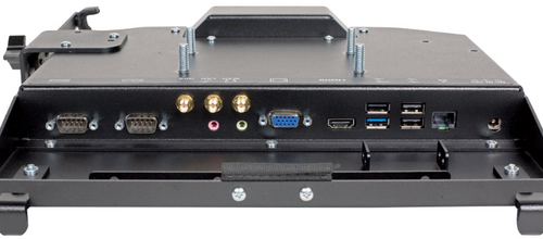 Gamber Johnson Vehicle Dock for Getac V110 with Tri RF Bottom View Gamber Johnson Vehicle Dock for Getac V110 with Tri RF Bottom View