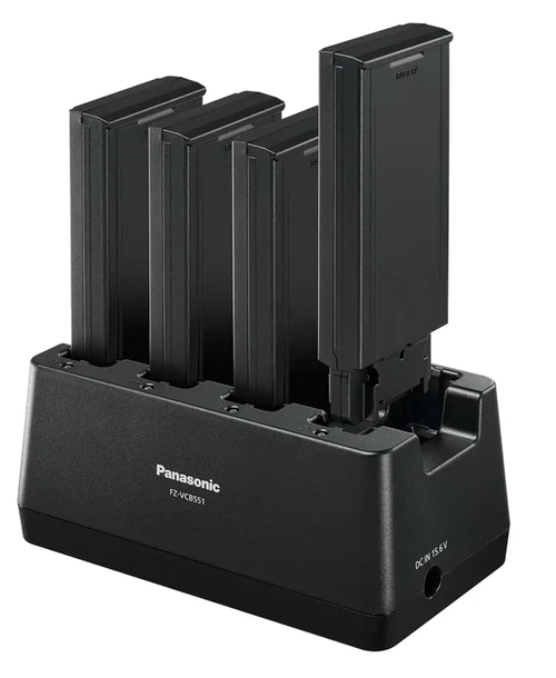 Panasonic 4-bay Battery Charger for Toughbook FZ-55 and FZ-40 front view