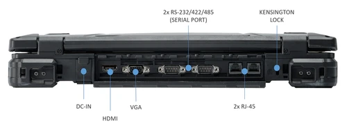 Durabook Z14I Standard 14" Rugged Laptop (Australian Model) Back View