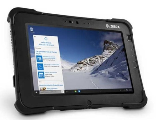 Zebra L10 XSLATE Rugged Tablet Front View