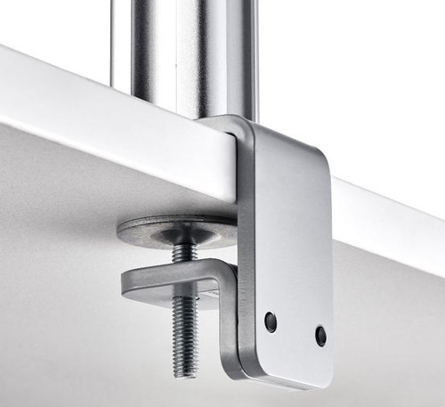 Home/Office Desk Dual Monitors with Horizontal Arms Stand and Table Edge Clamp Solution (Monitors not included) Home/Office Desk Dual Monitors with Horizontal Arms Stand and Table Edge Clamp Solution (Monitors not included)