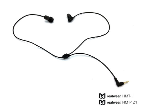 Realwear Ear Bud Hearing Protection Headphones Top view
