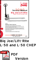 Big Joe/Lift-Rite L-50 and L-50 CHEP