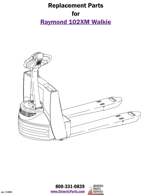 Raymond 102XM Series Catalog