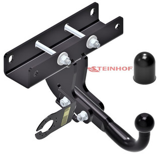 Tow Bar For Jeep Wrangler IV (JL) 2D/4 Door (excl. AdBlue) - Standard Swan Neck Tow Ball