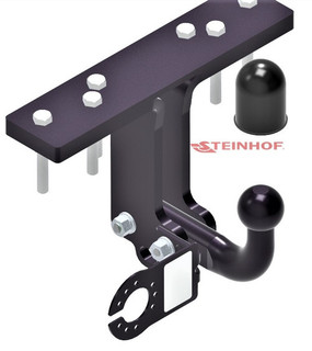Tow Bar For Nissan Pathfinder (R51) - Standard Swan Neck Tow Ball