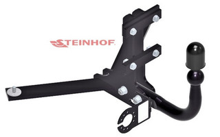 Tow Bar For Saab 9-3 4 Door / Cabrio (YS3F) - Standard Swan Neck Tow Ball