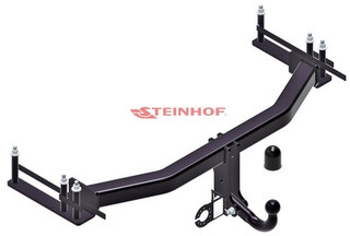 Tow Bar For SSANGYONG Rexton II SUV 2WD / 4WD (also version with automatic opening of tailgate) (excl. version with a full-size spare wheel) (excl. version with AdBlue) - Standard Swan Neck Tow Ball