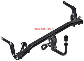Tow Bar For Peugeot 5008 II With a spare wheel underneath - vertical detachable towball (automatic)