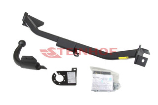 Tow Bar For Fiat Seicento - swan neck towball for 2 screw - old solution