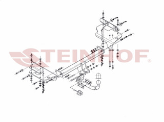 Tow Bar For Hyundai Tucson - Standard Swan Neck Tow Ball