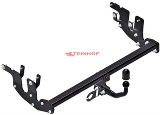 Tow Bar For Ford Ecosport (facelift) (incl. Titanium) (incl. ST-Line) (excl. 4WD) (excl. version with a spare wheel on the tailgate) - Standard Swan Neck Tow Ball