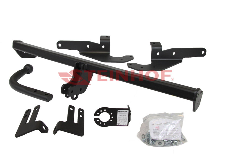 Tow Bar For Toyota RAV - 4 III with spare wheel on the door - Standard Swan Neck Tow Ball