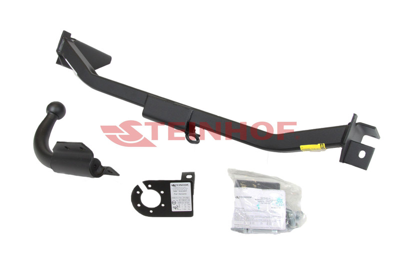 Tow Bar For Fiat Seicento - swan neck towball for 2 screw - old solution