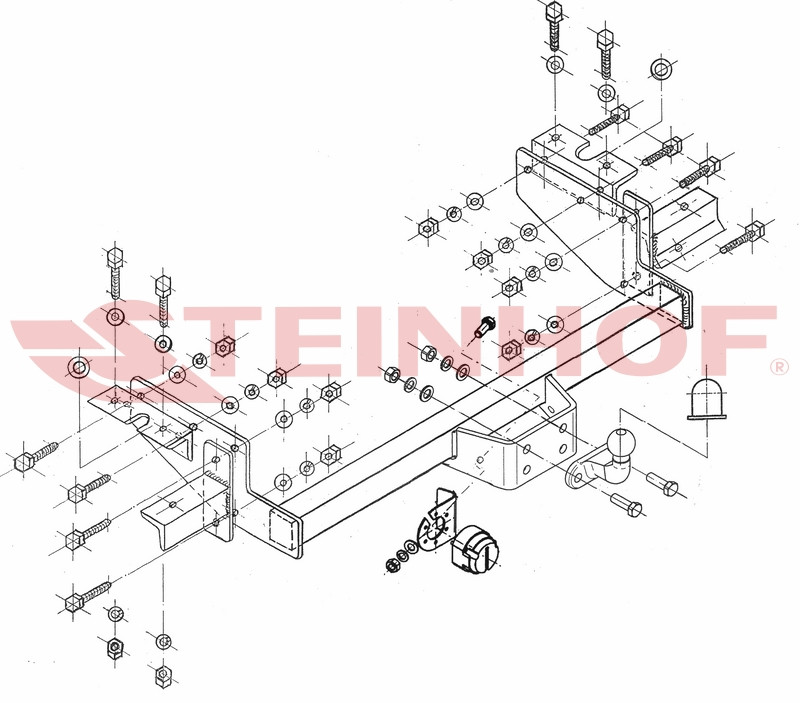 Tow Bar For Citroen Jumper Van, Minibus - E