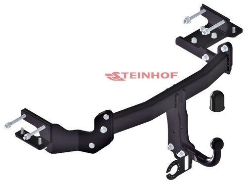 Tow Bar For Hyundai Santa Fe IV ( TM ) (2WD / 4WD) (also with a spare wheel) (incl. AdBlue) - Standard Swan Neck Tow Ball