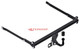 Tow Bar For Mazda CX-30 (DM) - Standard Swan Neck Tow Ball