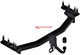 Tow Bar For Land Rover Discovery Sport (L550) 4WD (With spare wheel in the boot) - Standard Swan Neck Tow Ball