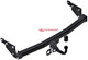 Tow Bar For Nissan Qashqai III (J12) (incl. version with smart opener system) - Standard Swan Neck Tow Ball