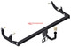 Tow Bar For Renault Fluence 4 Door - Standard Swan Neck Tow Ball