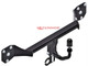 Tow Bar For Mercedes CLA Shooting Brake (X118)  (incl. AMG package) - Standard Swan Neck Tow Ball