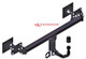 Tow Bar For Mercedes A 238 E - Class Cabrio (only AMG-line) (A238) - Standard Swan Neck Tow Ball