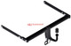 Tow Bar For Mazda CX-3 (DK) - Standard Swan Neck Tow Ball