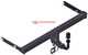 Tow Bar For VW Golf V 3/5 Door - horizontal detachable towball (automatic)
