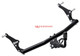 Tow Bar For Renault Modus I 5 Door - horizontal detachable towball (automatic)