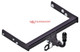 Tow Bar For VW Transporter T6 Van, Minibus (incl. 4x4)                   (also version with parking sensors) (incl. Caravelle) (incl. Multivan) - horizontal detachable towball (automatic)