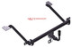 Tow Bar For Peugeot Partner II Van / Tepee overall length4628 mm - horizontal detachable towball (automatic)