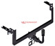 Tow Bar For Nissan Pixo - horizontal detachable towball (automatic)