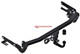 Tow Bar For Lexus NX I AGZ1**-AW***W (2WD/4WD) - vertical detachable towball (automatic)