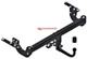 Tow Bar For Nissan X-Trail (T32) 2WD / 4WD (incl. version with smart opener system) (incl. AdBlue) - vertical detachable towball (automatic)