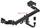 Tow Bar For Kia Sorento IV (MQ4, MQ4A) (Hybrid) (4WD) - vertical detachable towball (automatic)