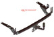 Tow Bar For Toyota RAV - 4  III without spare wheel on the door - W12