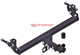 Tow Bar For Nissan Navara (D40)  (bumper with step) USA standard tap.  ZK- (ISO50) ball assembly in set - ZK-7