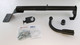 Tow Bar For Lancia Delta 3/5 Door - swan neck towball for 2 screw - old solution