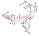 Tow Bar For Seat Alhambra I - Standard Swan Neck Tow Ball