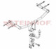 Tow Bar For Skoda Fabia I Estate - swan neck towball for 2 screw - old solution