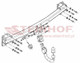 Tow Bar For VW Touareg II excl. Version with spare wheel on the door - vertical detachable towball (automatic)
