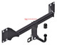 Tow Bar For Audi E-Tron (GEA)  Sportback - Standard Swan Neck Tow Ball