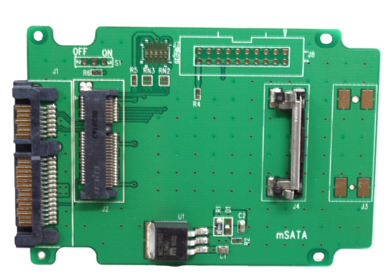 DupliM 50mm mSATA SSD to SATA Adapter 2-pack for Hard Disk Duplicators