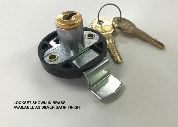 LOCKSET3 Replacement Satin Silver Lockset